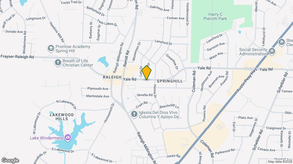 4185 Yale Rd Map and Location Details