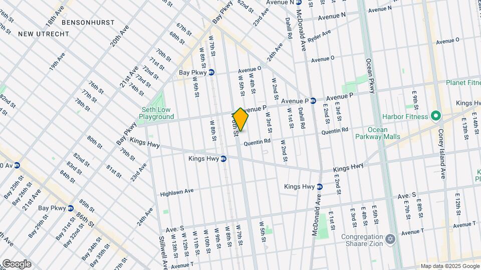 1663 W 6th St Map and Location Details