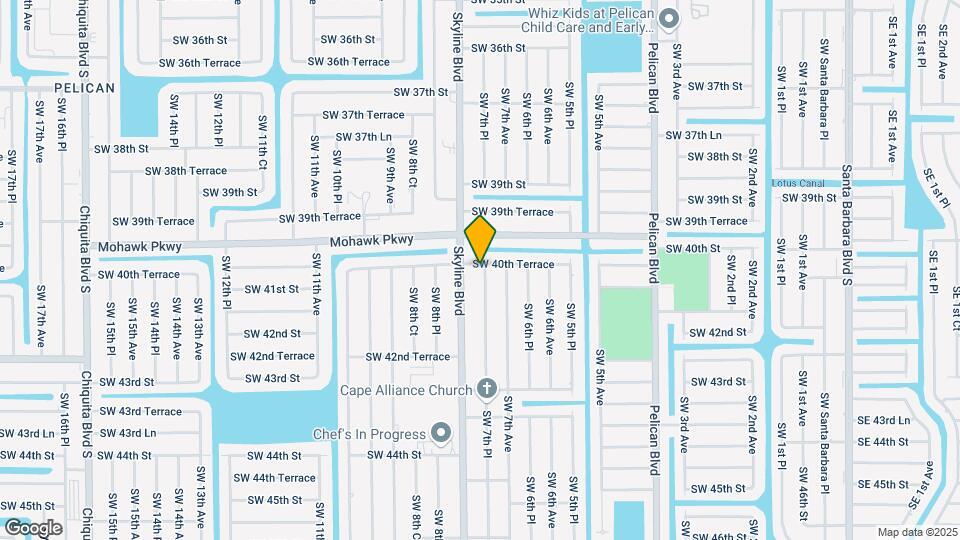 4022 SW 7th Pl Map and Location Details