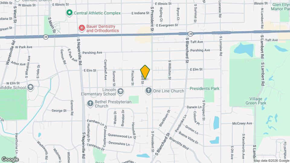 1203 Grant St Map and Location Details