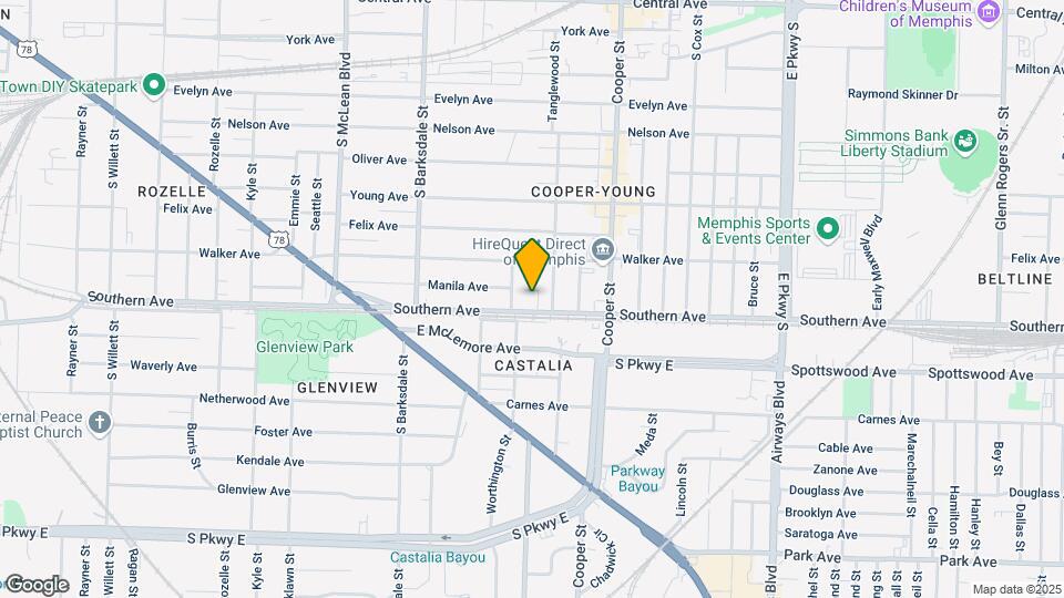 2038 Southern Ave Mapa y Detalles de la Ubicación