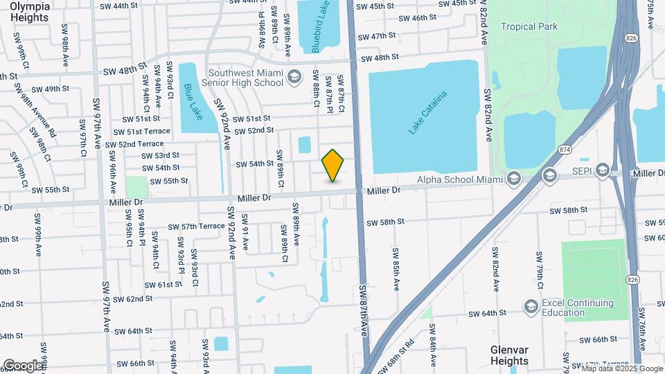 8761 SW 56th St Map and Location Details