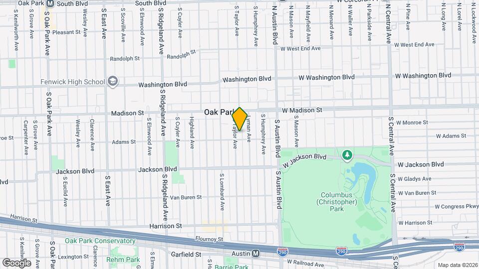 540 S Taylor Ave, Unit Garden Studio Mapa y Detalles de la Ubicación