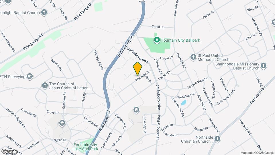 415 Watauga Dr Map and Location Details