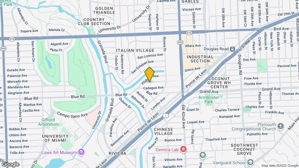 606 Alminar Ave Map and Location Details