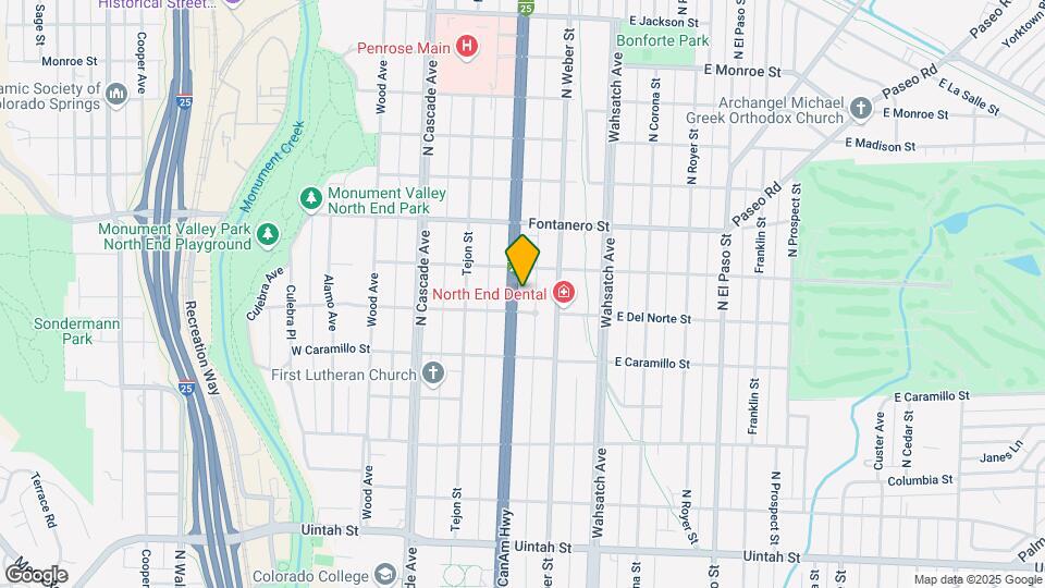 1715 N Nevada Ave Map and Location Details