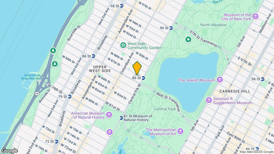 14 W 87th St Map and Location Details