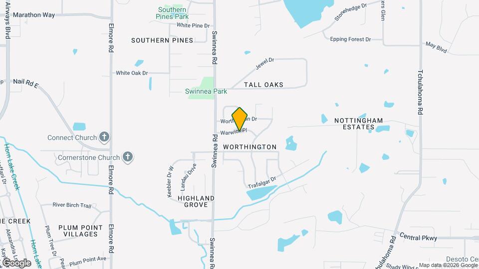 1115 Warwick Pl Map and Location Details