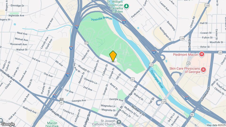 1125 Riverside Dr Map and Location Details