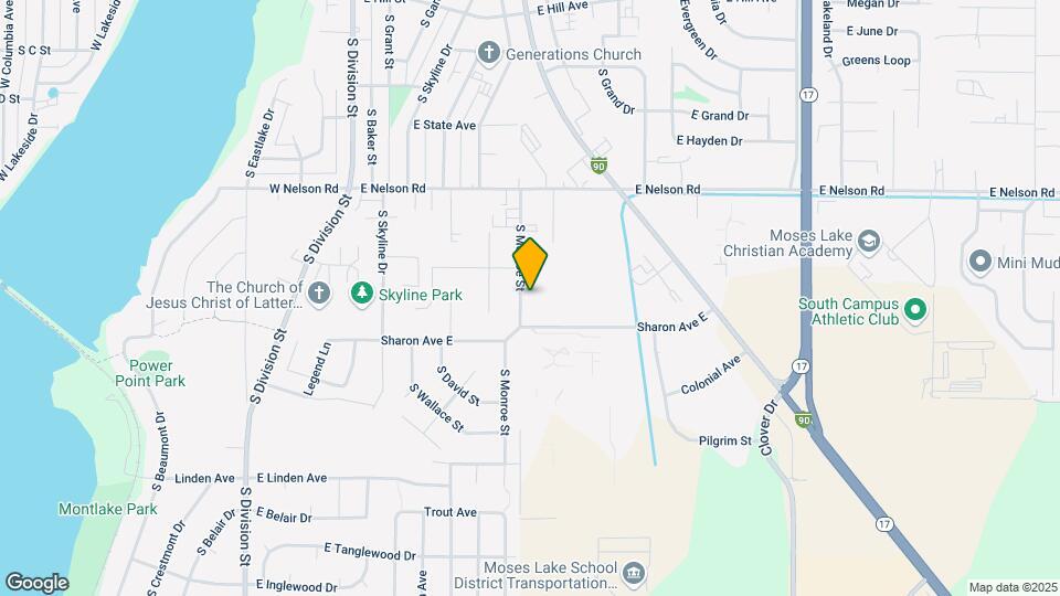Moses Lake Meadows Apartments Mapa y Detalles de la Ubicación