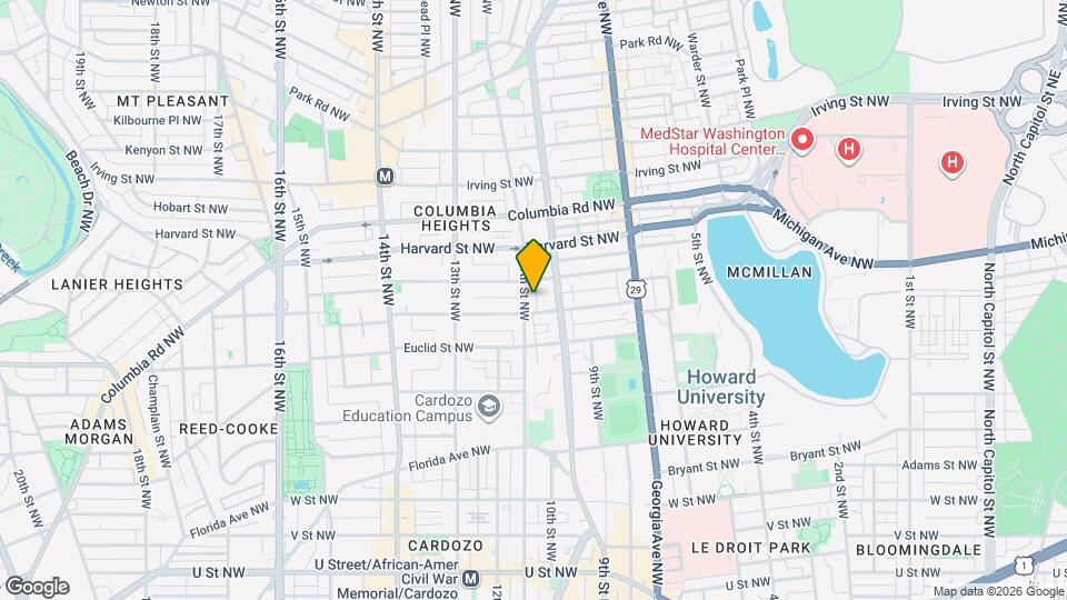 2711 11th St NW, Unit Unit C Map and Location Details