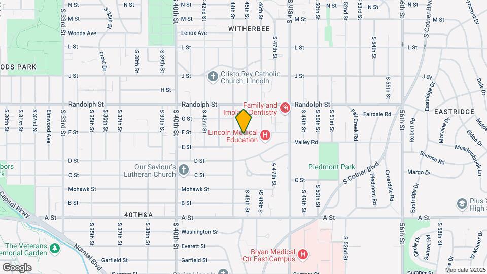 4433 F St Map and Location Details