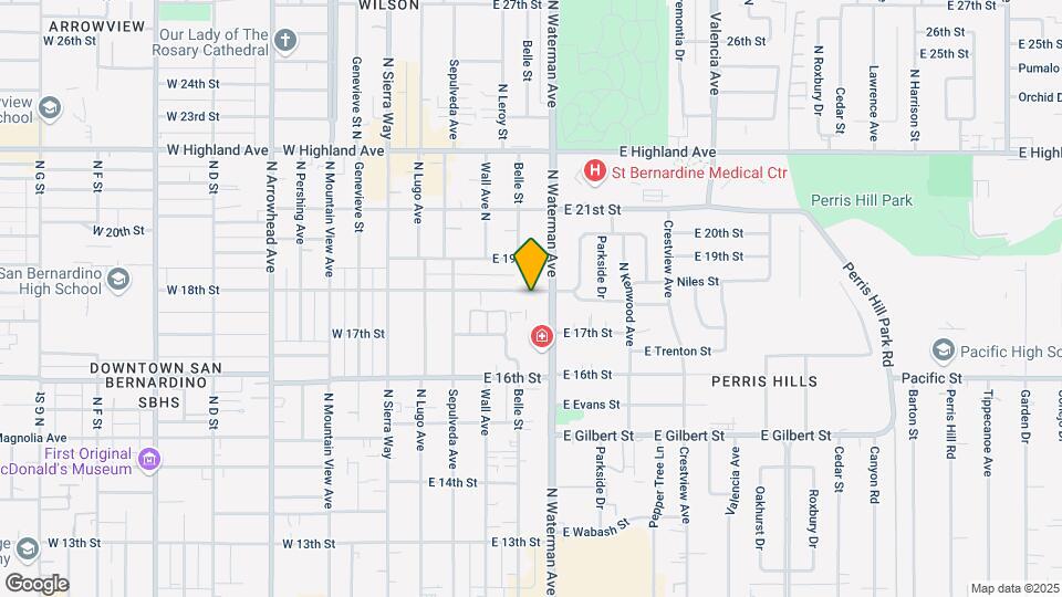 279-283 E 18th St Mapa y Detalles de la Ubicación