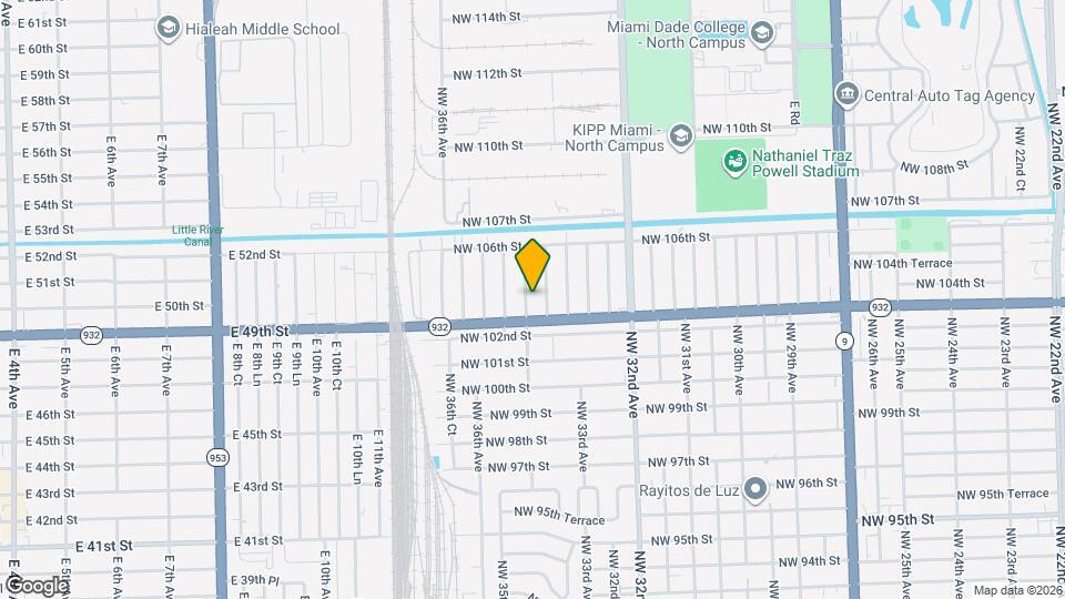 10345 NW 35th Ave Map and Location Details