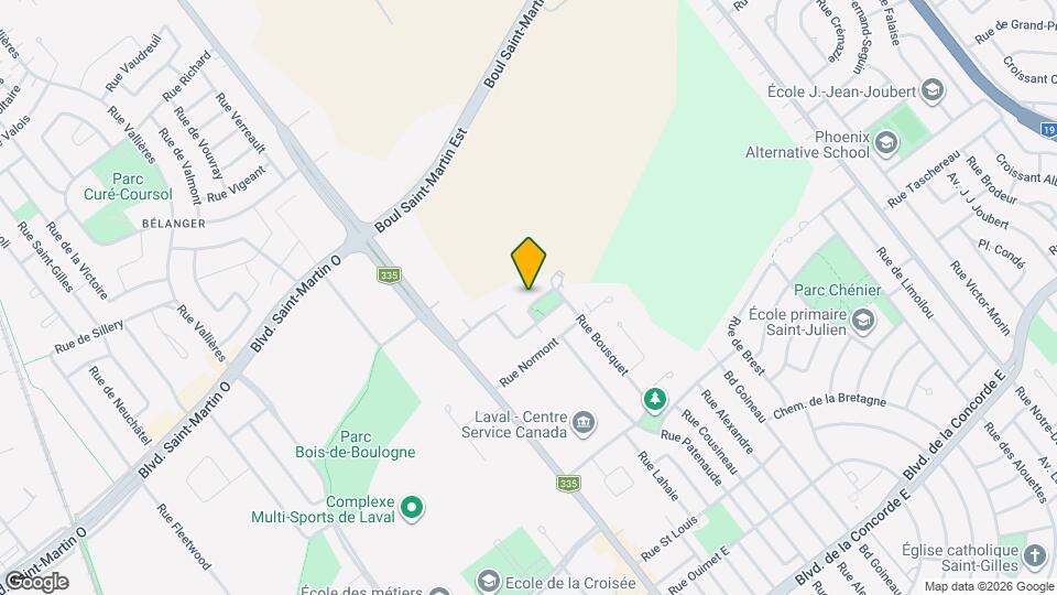 1275 Bousquet Rue Map and Location Details