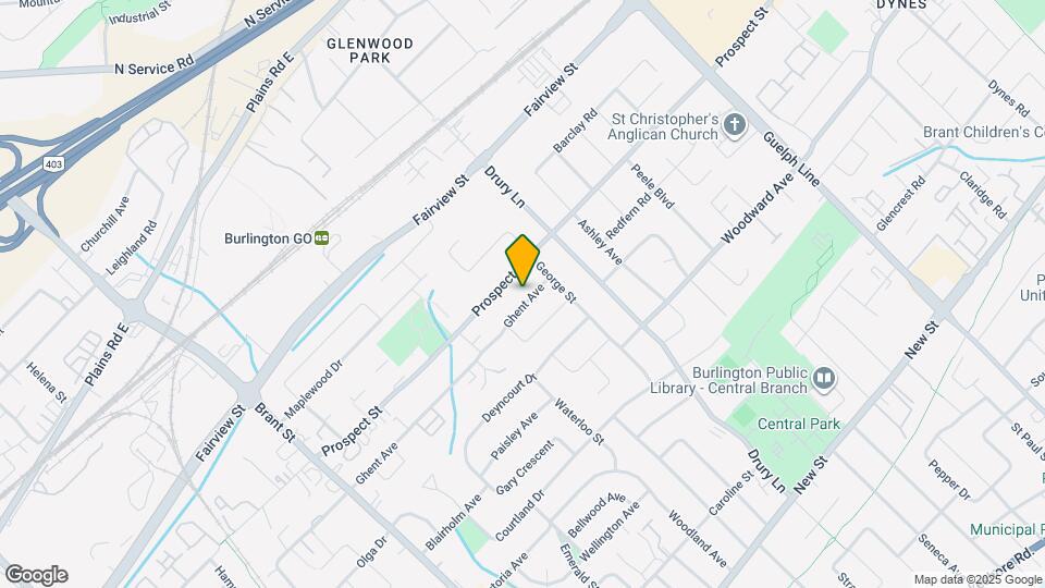 2217 Ghent Ave Map and Location Details