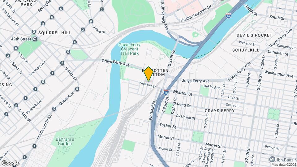 3513 Wharton St Map and Location Details