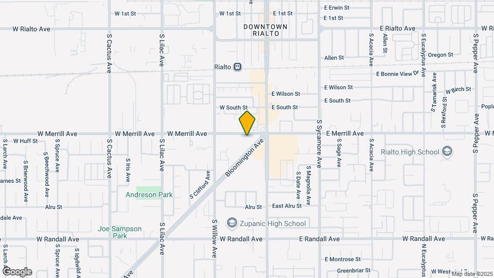 175 W Merrill Ave Mapa y Detalles de la Ubicación