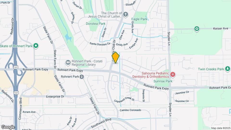 971 Santa Cruz Way Map and Location Details