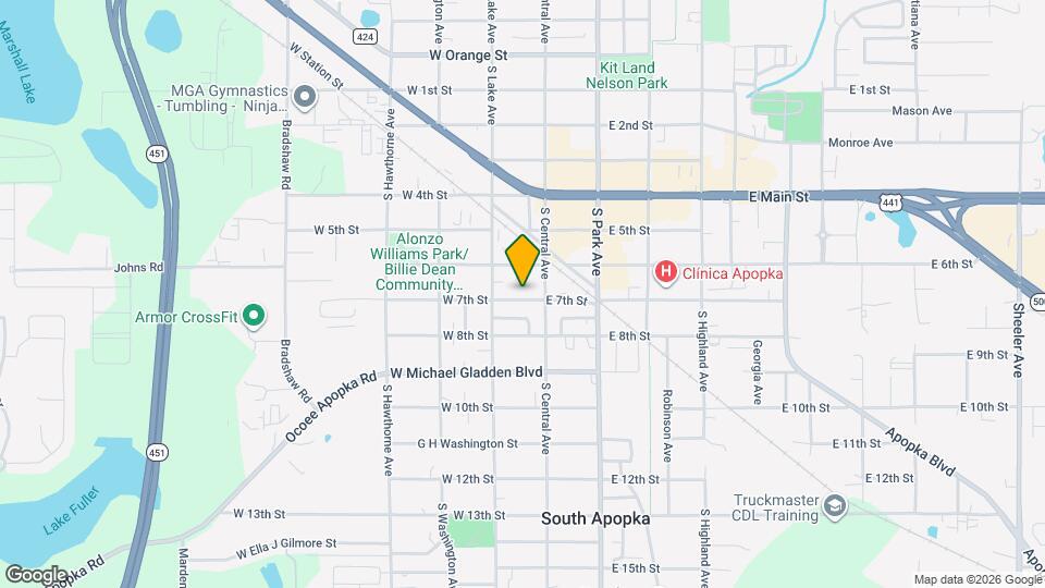 21 W 7th St Map and Location Details