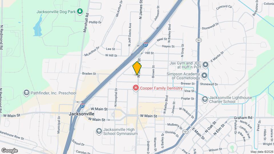 508 N James St Map and Location Details