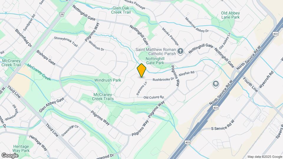 1200 Rushbrooke Dr Map and Location Details