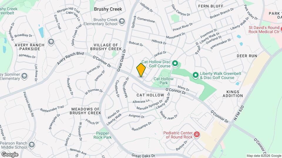 16702 Tomcat Dr Map and Location Details