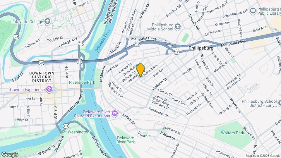 62 Summit Ave, Unit B Map and Location Details