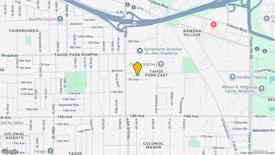 6661 9th Ave Map and Location Details