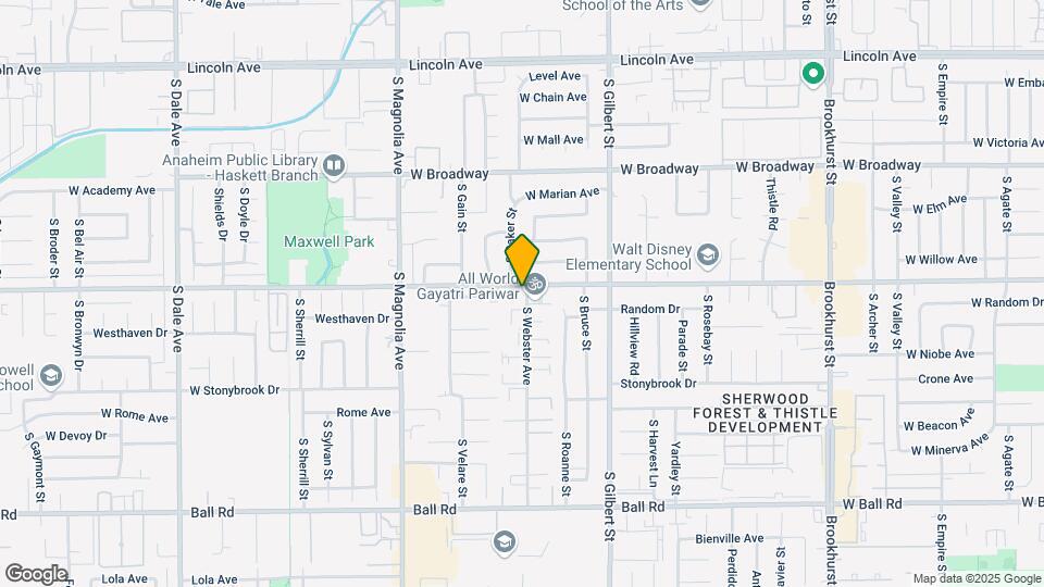 2460 W Orange Ave Map and Location Details