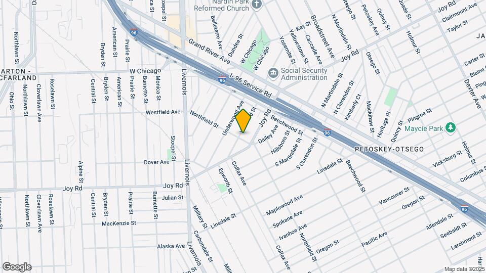 5133 Whitfield St Mapa y Detalles de la Ubicación