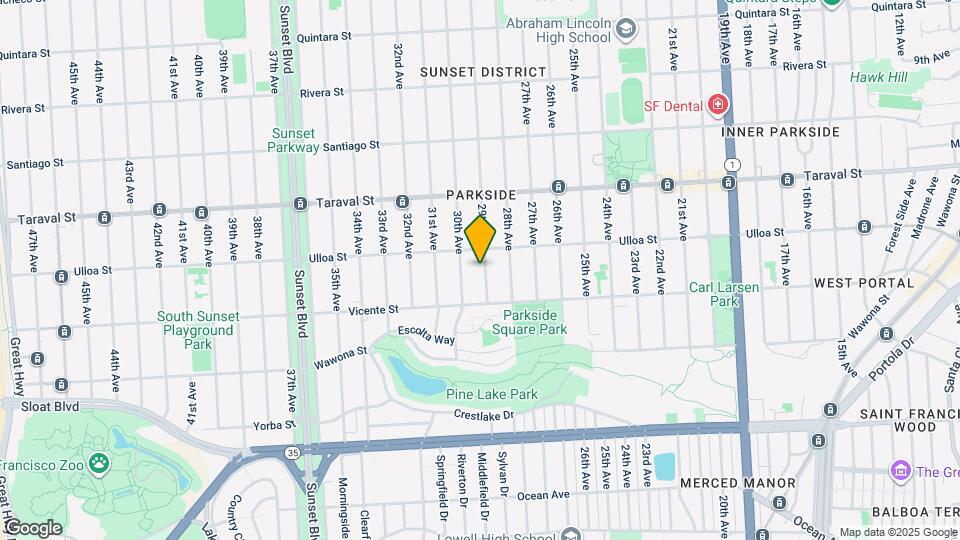 2535 29th Ave Map and Location Details