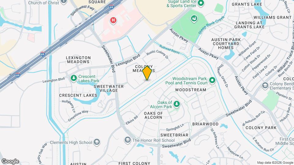 4510 Chestnut Meadow Dr Map and Location Details