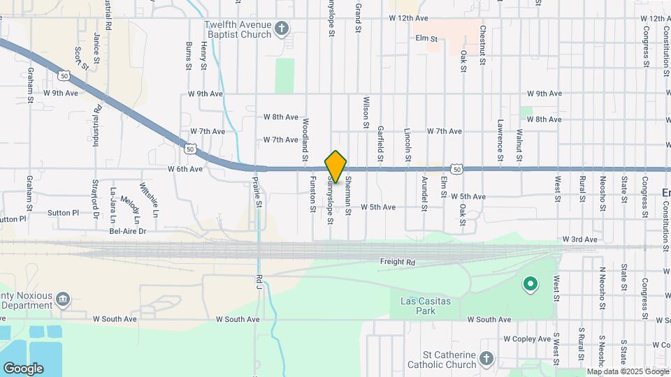 520 Sunnyslope St Map and Location Details