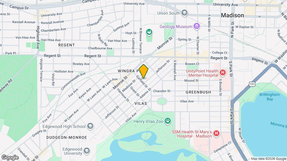 1632 Jefferson St Map and Location Details