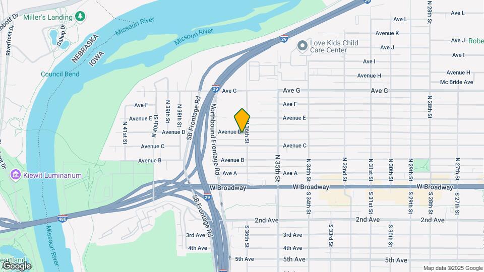 3605 Avenue D Map and Location Details