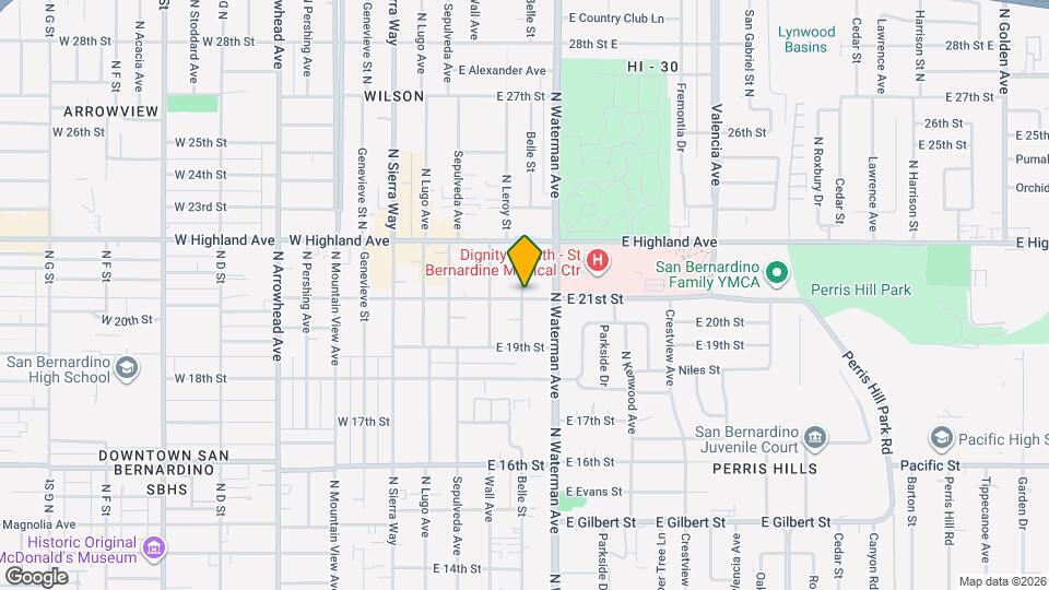 2103 Belle St Mapa y Detalles de la Ubicación