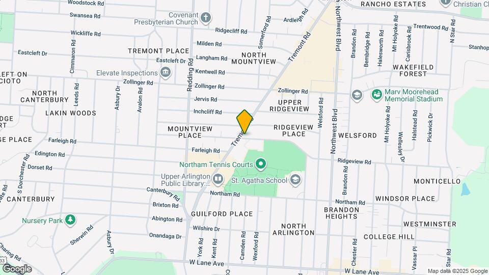 1984 Ridgeview Rd Map and Location Details