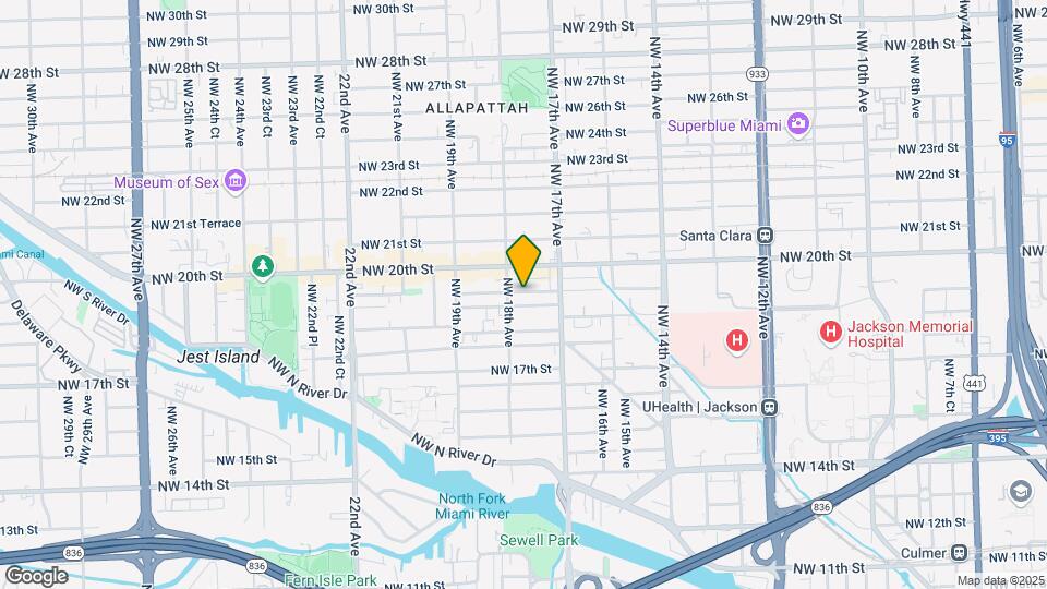 1770 NW 19th Terrace Mapa y Detalles de la Ubicación