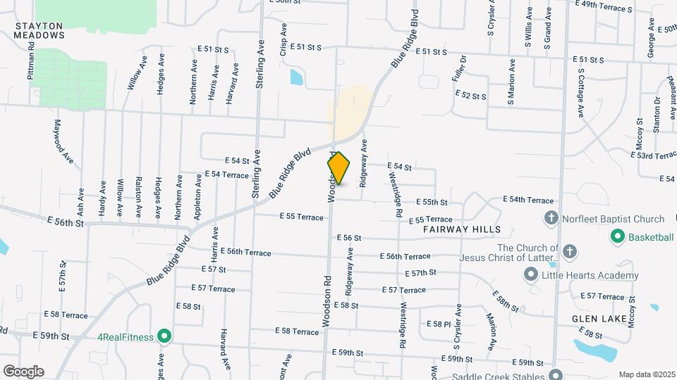 5417 Woodson Rd Map and Location Details