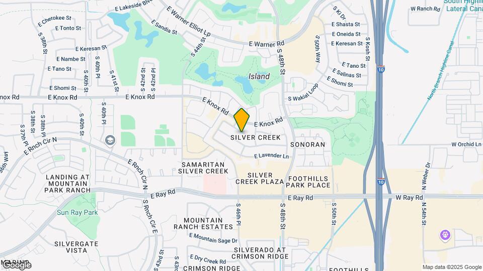 4647 E Goldfinch Gate Ln Map and Location Details