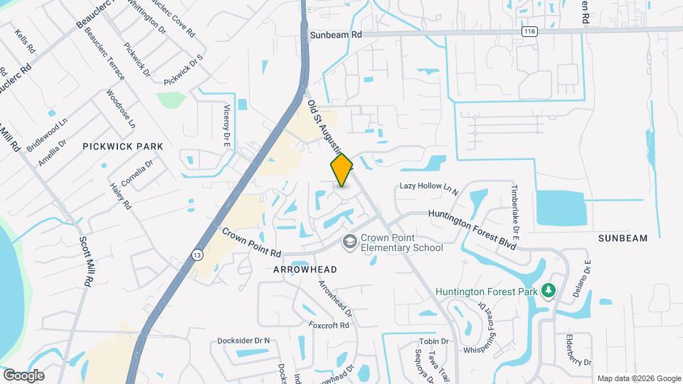 9847 Paddlewheel Dr W Map and Location Details