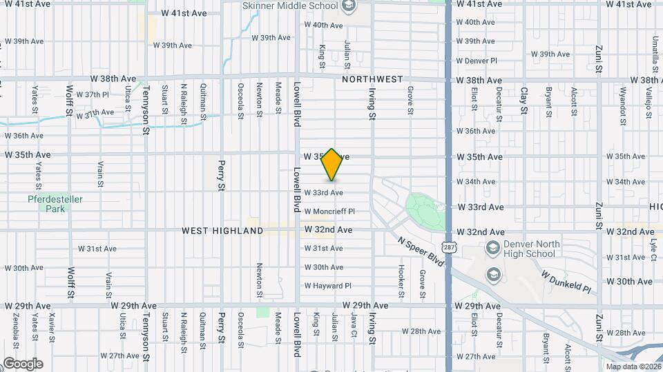 3319 Julian St Map and Location Details