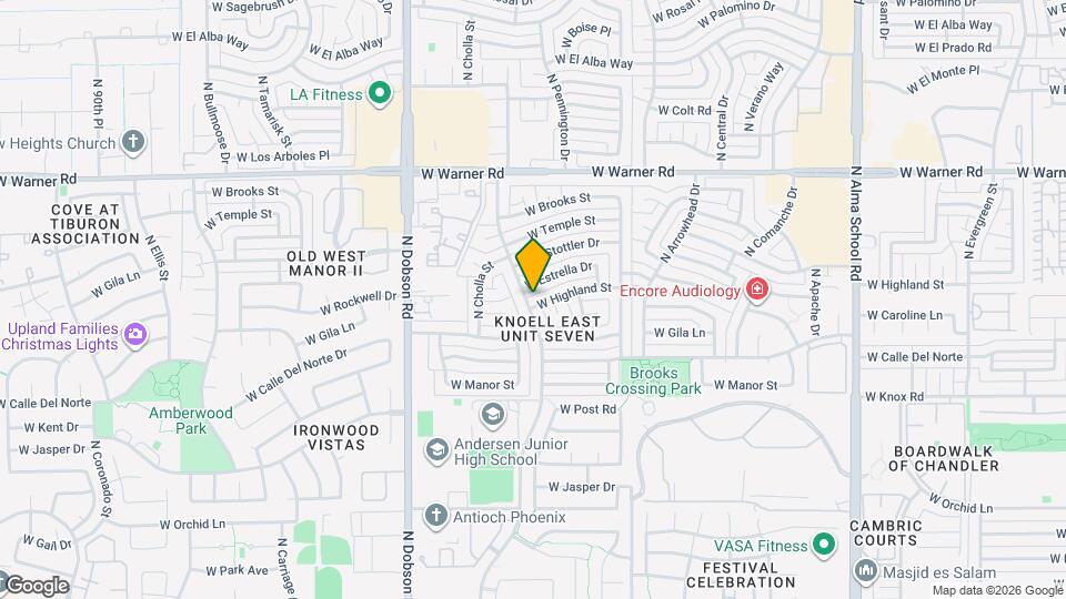 1720 W Highland St Map and Location Details