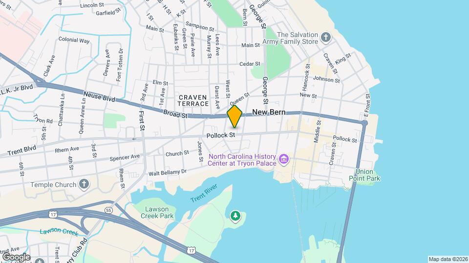 812 Pollock St, Unit Downtown Pollock St Gem Map and Location Details