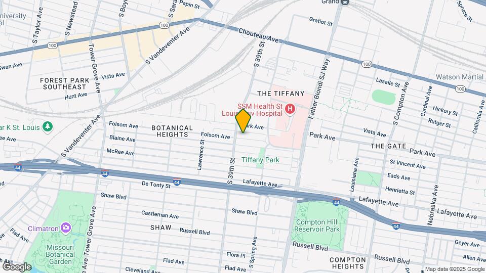 3853 Folsom Ave Map and Location Details