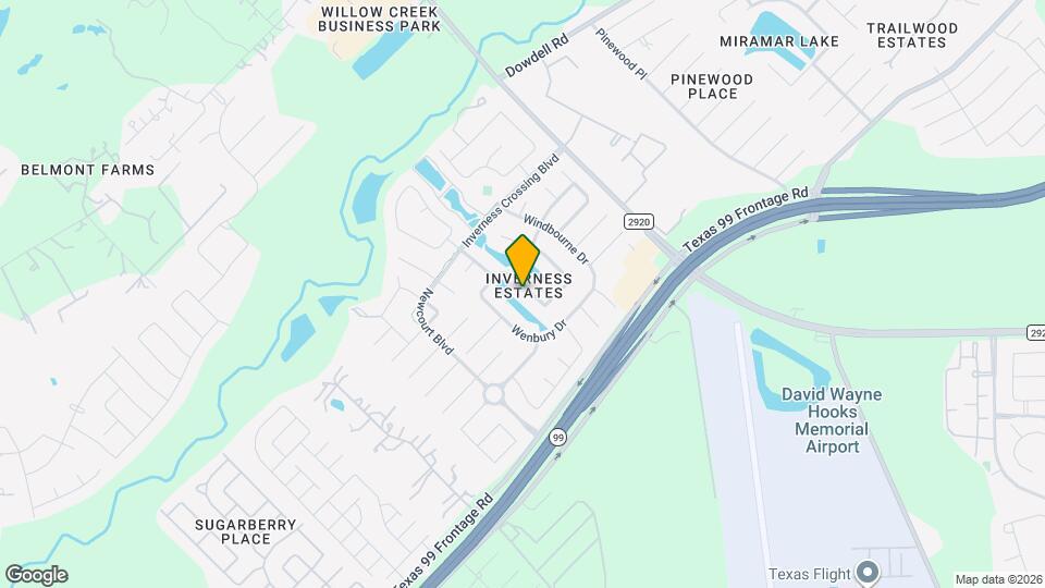 22503 Grassnook Dr Mapa y Detalles de la Ubicación