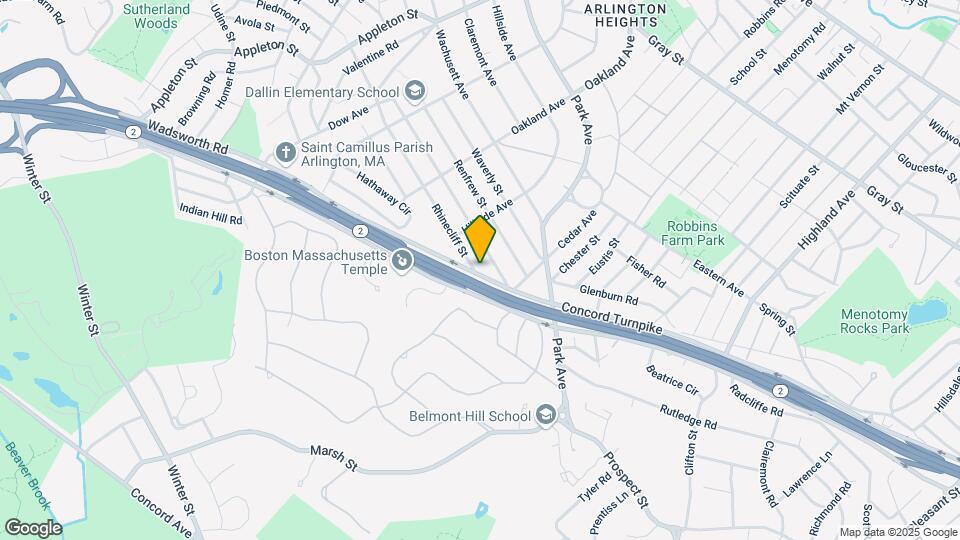 168 Rhinecliff St Map and Location Details