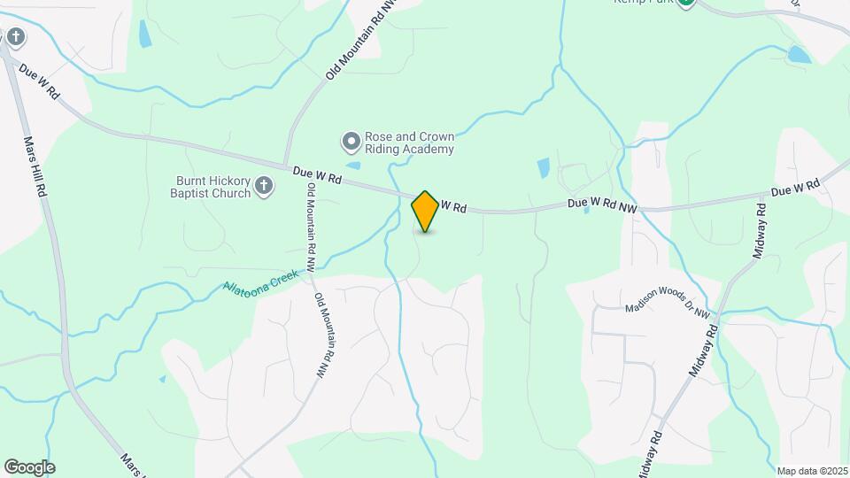 344 Lost Creek Dr NW Map and Location Details