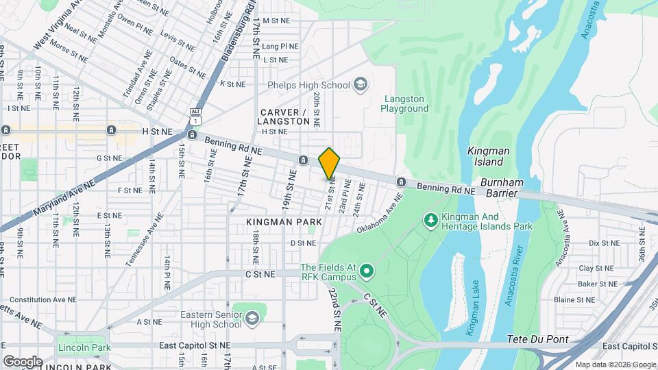 612 21st St NE Map and Location Details